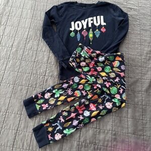 Boys Girls Unisex Old Navy size XXL 14 snug fit Ornaments Christmas pajamas